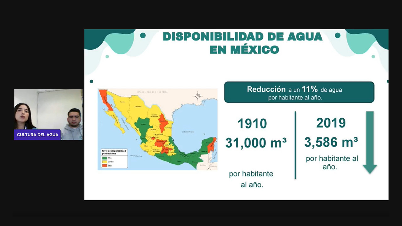 Concientizó uso del recurso plática digital del día mundial del agua