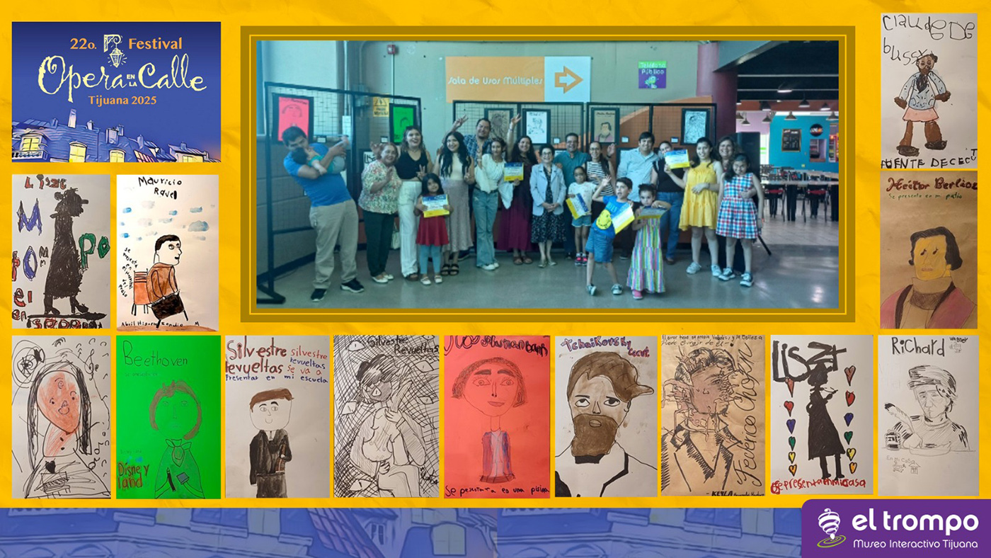 INAUGURAN PEQUEÑOS ARTISTAS EXPOSICIÓN DE ÓPERA EN LA CALLE