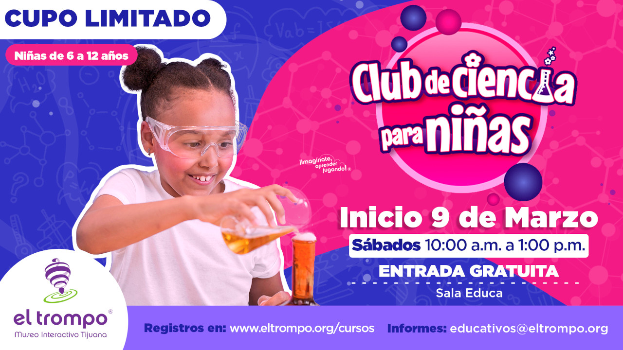 Club de ciencia para niñas