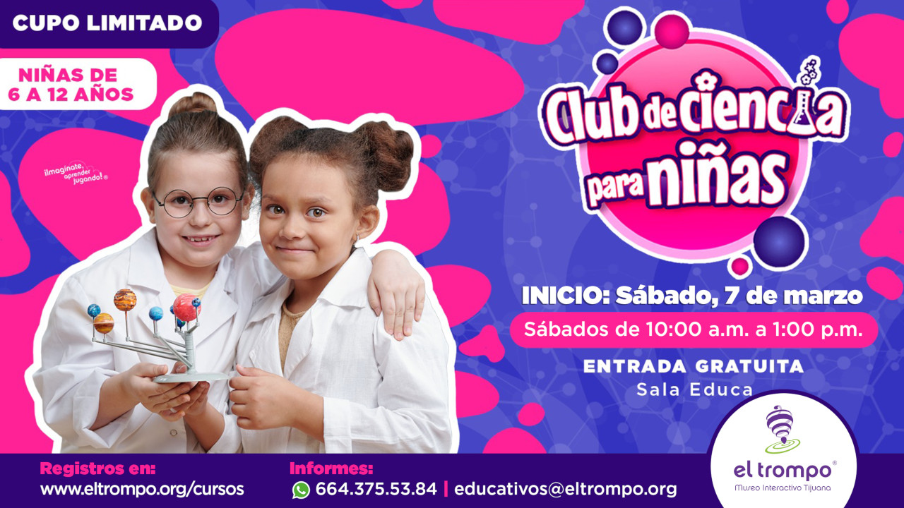 Club de ciencia para niñas